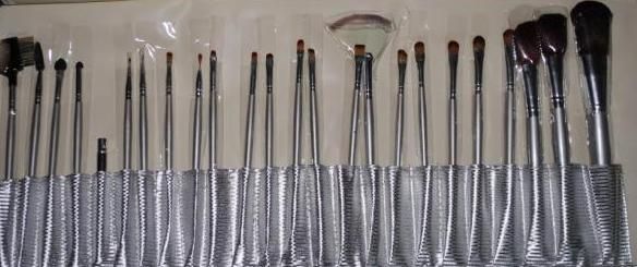 Kit de 24 pinceis prata